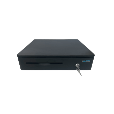 ลิ้นชักเก็บเงิน EASYPRINT รุ่น CD-405 สีดำ 4 ช่องธนบัตรขนาดใหญ่ 8 ช่องเหรียญ RJ11 12/24V_0